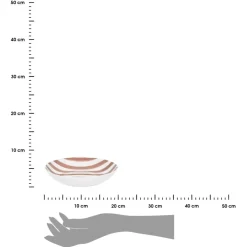 Komplet talerzy głębokich 20 cm 6 szt. Ligne róż * Estia