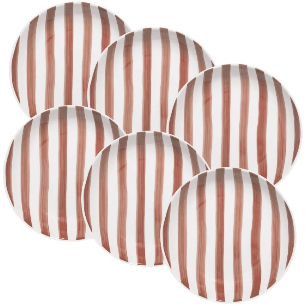 Komplet talerzy głębokich 20 cm 6 szt. Ligne róż * Estia