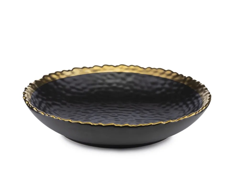 Komplet 2 talerzy Kati Black Gold * HowHomely Sale