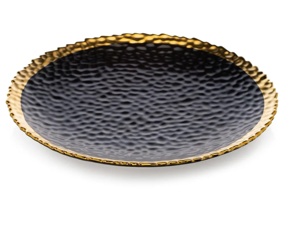 Komplet 2 talerzy Kati Black Gold * HowHomely Sale