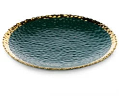 Komplet 8 talerzy Kati Green Gold * HowHomely Sale