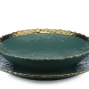 Komplet 2 talerzy Kati Green Gold * HowHomely New