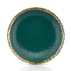 Komplet 2 talerzy Kati Green Gold - mały * HowHomely Discount