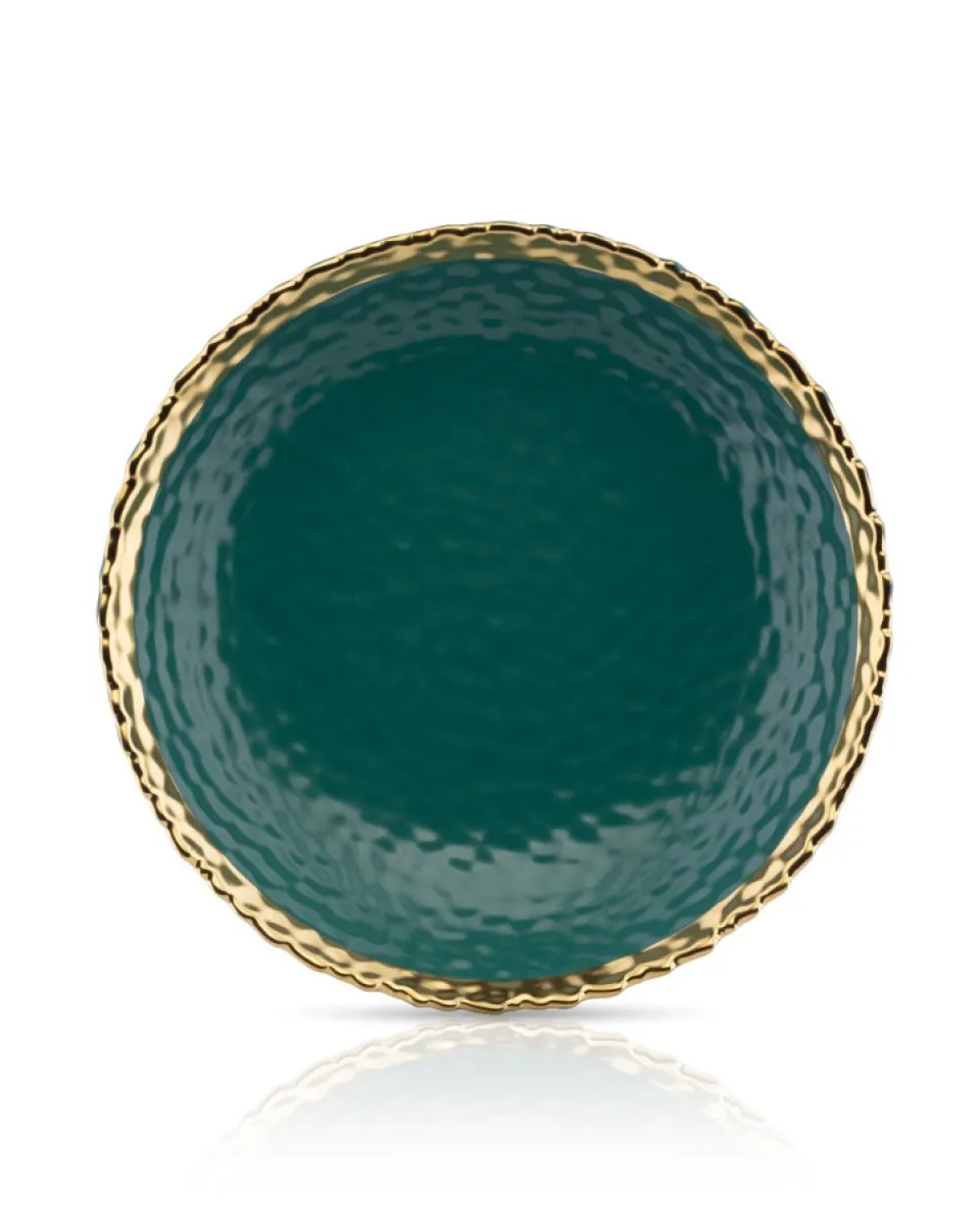Komplet 2 talerzy Kati Green Gold - mały * HowHomely Discount