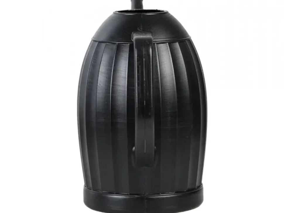 Konewka do podlewania roślin Ribbed czarna
