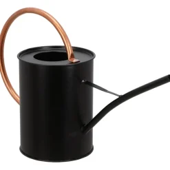 Konewka metalowa czarna z miedzianą rączką 1,65 L