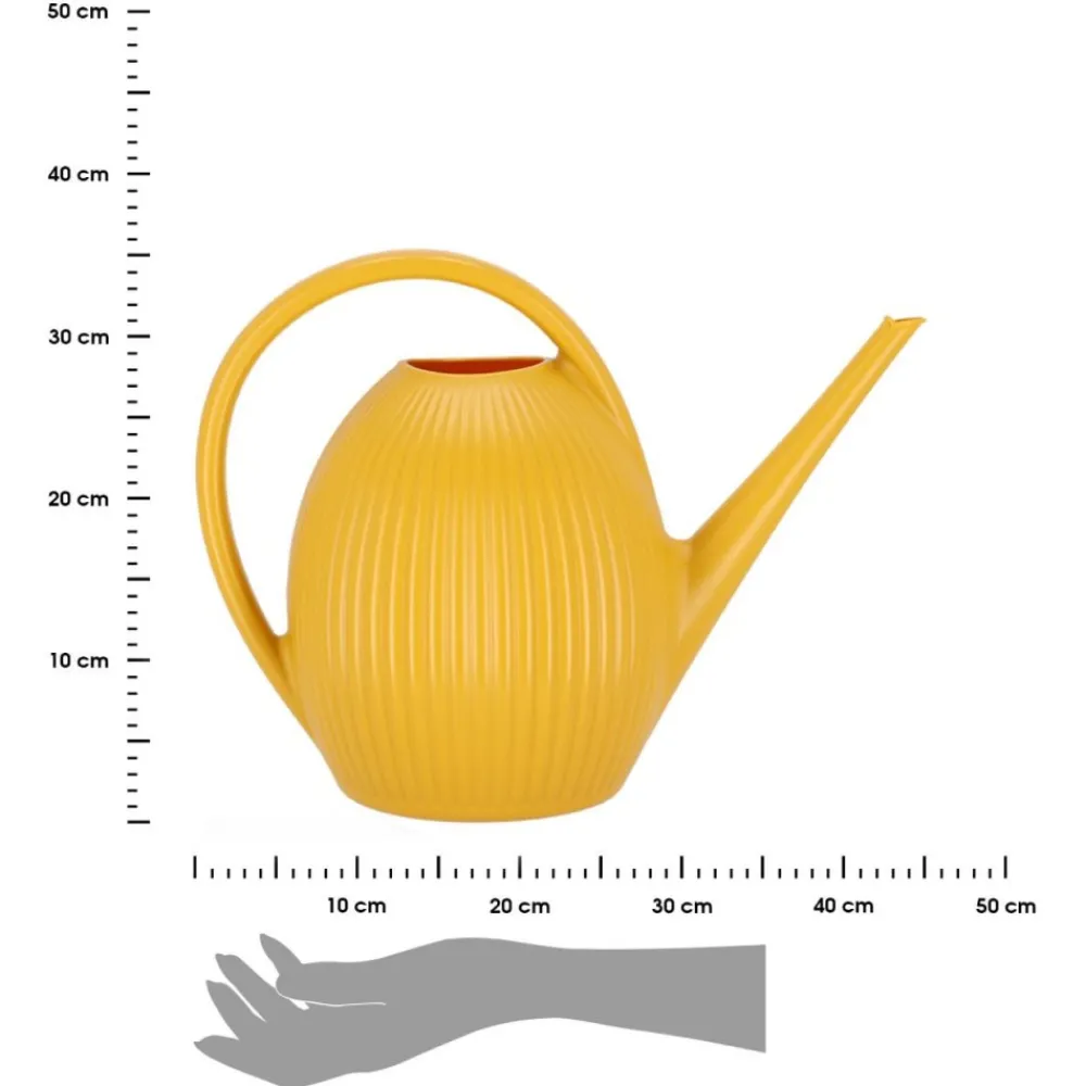 Konewka żebrowana żółta 9,5l * Esschert Design Sale