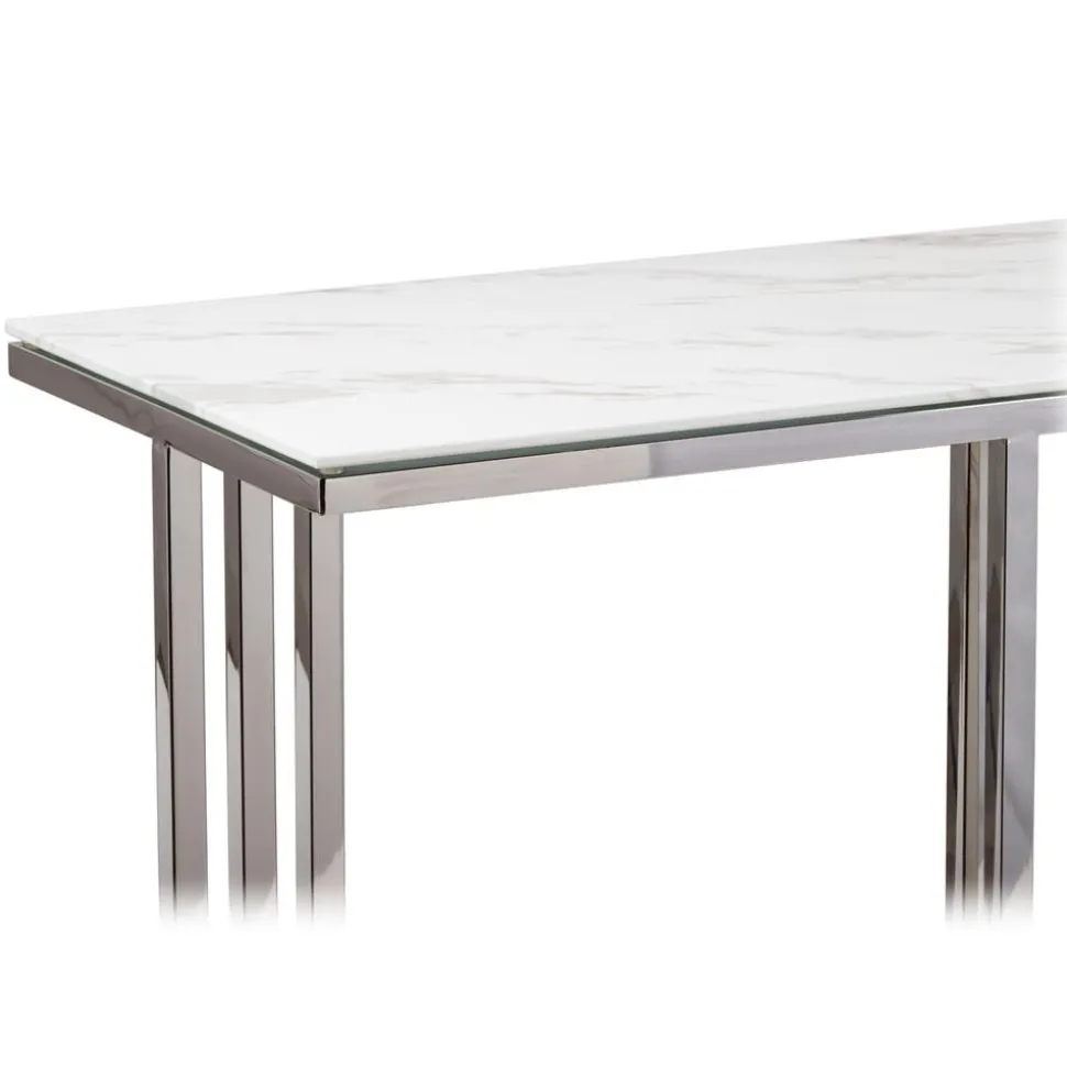 Konsola Amagat Silver White 120 cm