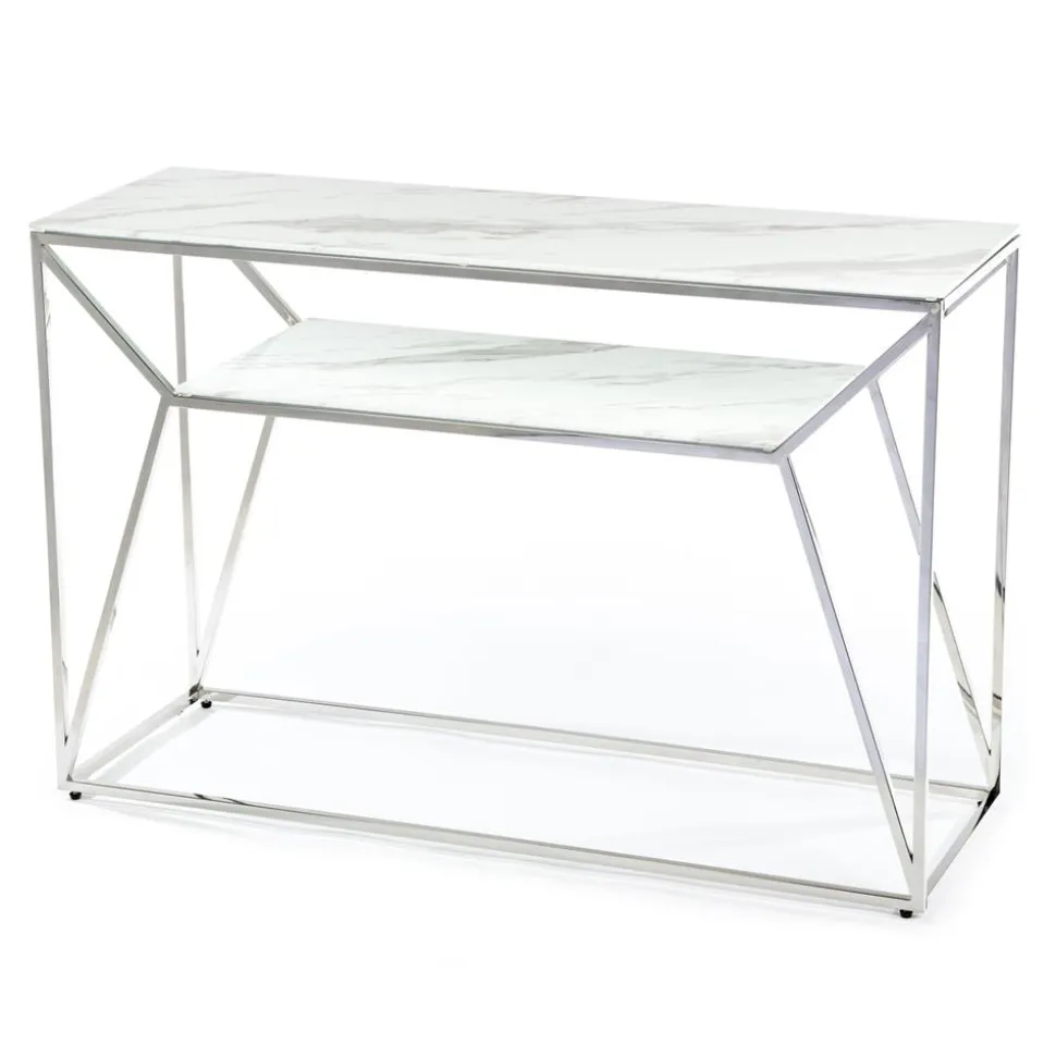 Konsola Farasin Silver White 120 cm