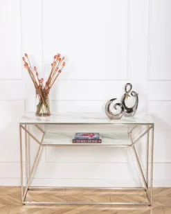 Konsola Farasin Silver White 120 cm