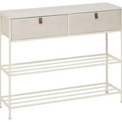 Konsola z 2 szufladami Tissa 100 cm beż