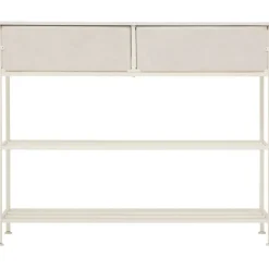 Konsola z 2 szufladami Tissa 100 cm beż
