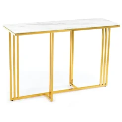 Konsola Amagat Gold White 120 cm * HowHomely Sale