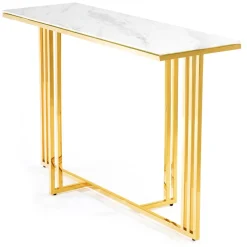 Konsola Amagat Gold White 120 cm * HowHomely Sale