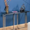 Konsola Amagat Silver Black 120 cm * HowHomely