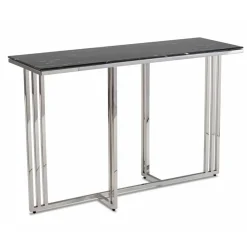 Konsola Amagat Silver Black 120 cm * HowHomely