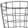 Kosz metalowy czarny druciak 29 cm