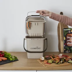 Kosz na bioodpady Compost 8L z wkładem