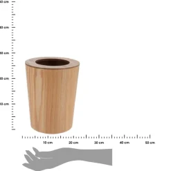 Kosz na śmieci Bento 9L drewno
