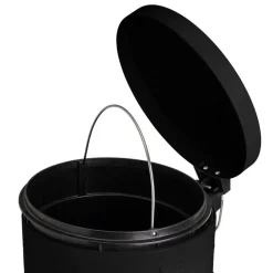 Kosz na śmieci Retro 20 L czarny mat