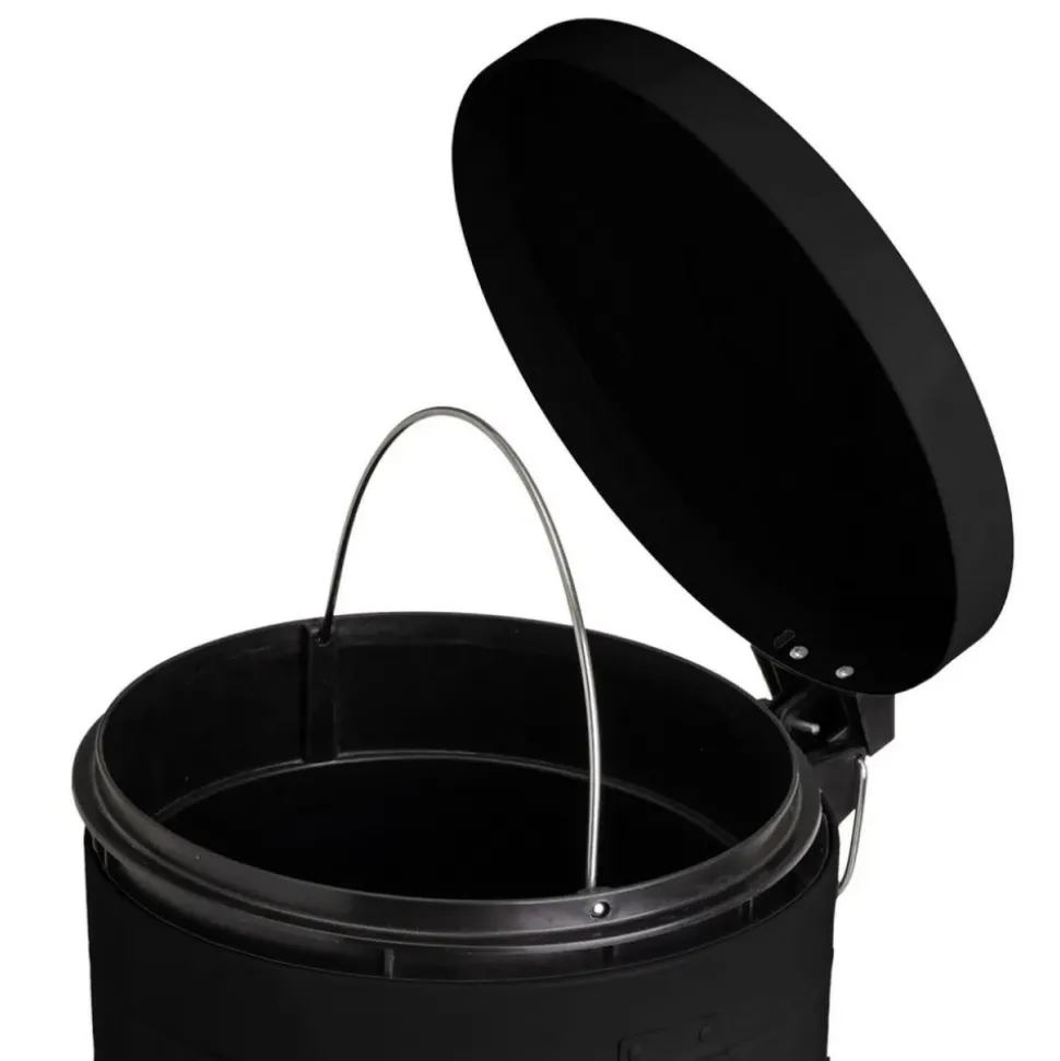 Kosz na śmieci Retro 20 L czarny mat