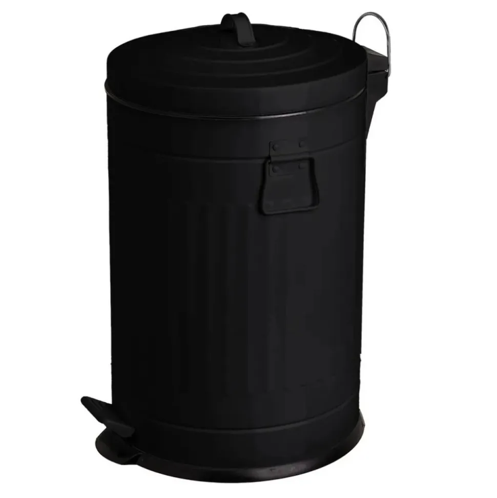 Kosz na śmieci Retro 20 L czarny mat