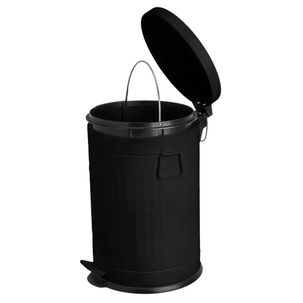 Kosz na śmieci Retro 20 L czarny mat