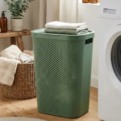 Kosz na pranie CURVER INFINITY zielony 60 L