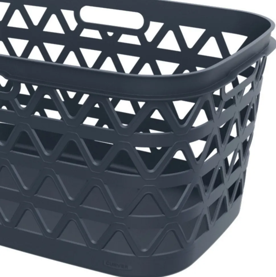 Kosz na pranie CURVER Oceana antracytowy 45 l