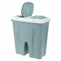 Kosz pojemnik na śmieci 2x25L zieleń