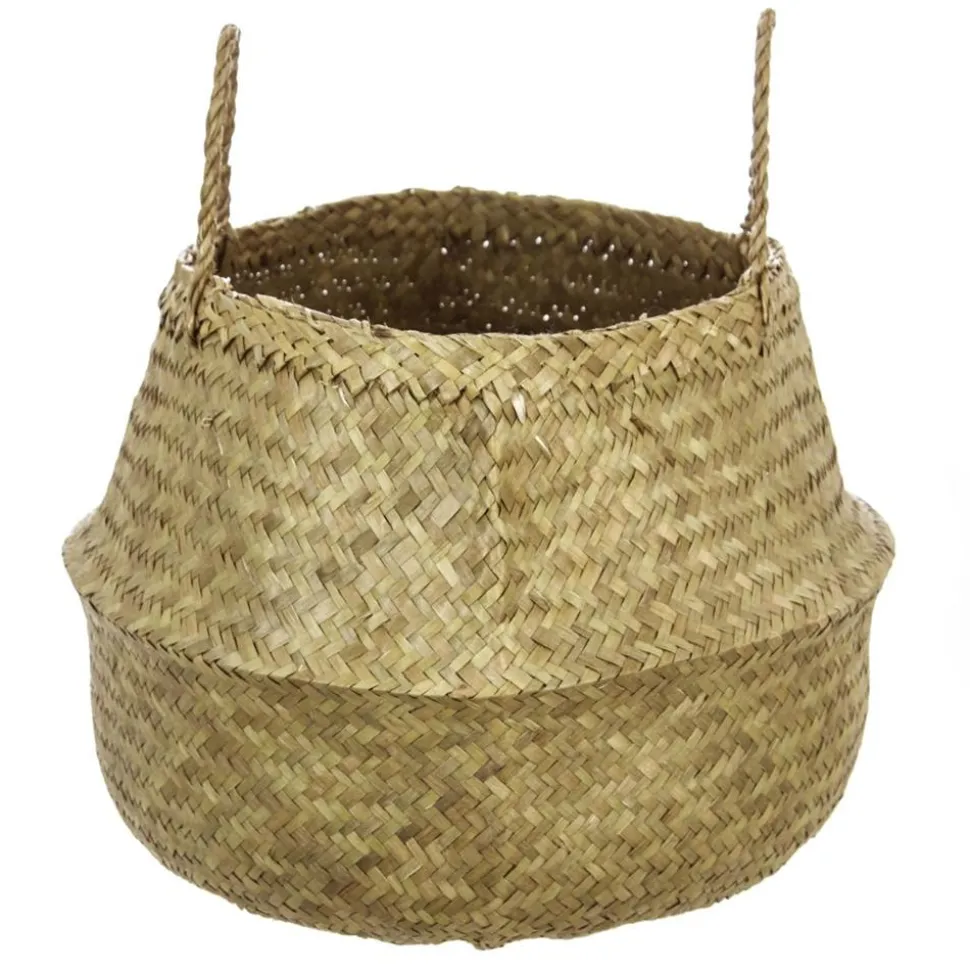Kosz z trawy morskiej naturalny 40 cm