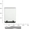 Kosz łazienkowy 6 L Cubic biały * Estia Discount