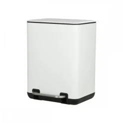 Kosz łazienkowy 6 L Cubic biały * Estia Discount