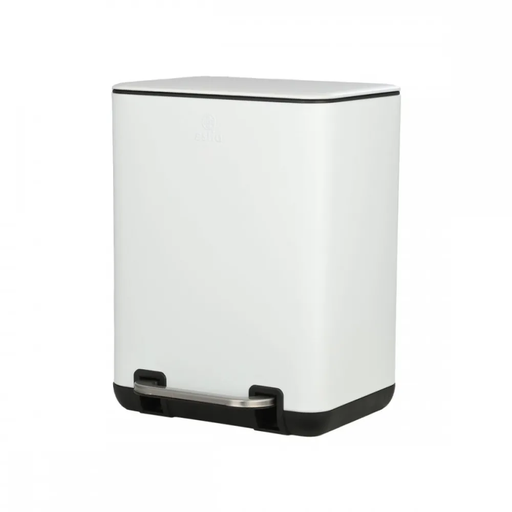 Kosz łazienkowy 6 L Cubic biały * Estia Discount