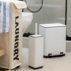 Kosz łazienkowy 6 L Cubic biały * Estia Discount