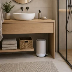 Kosz na śmieci do łazienki 6 L Tone Lab beż * Estia New