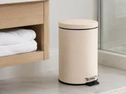 Kosz na śmieci 3L ivory efekt młotkowania * TENDANCE Hot