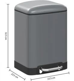 Kosz na śmieci 6L szary Ariane * 5five Simply Smart Outlet