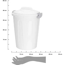 Kosz na śmieci 23L z pokrywą * H&S Decoration Sale