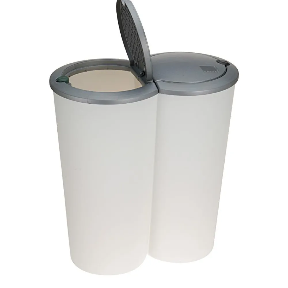 Kosz na śmieci podwójny 50 L * H&S Decoration Online