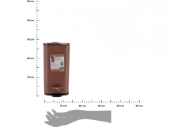 Kosz na śmieci z akacjową pokrywą 5 L miedziany * TENDANCE Sale