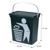 Kosz na śmieci zielony Bio 12 L * H&S Decoration