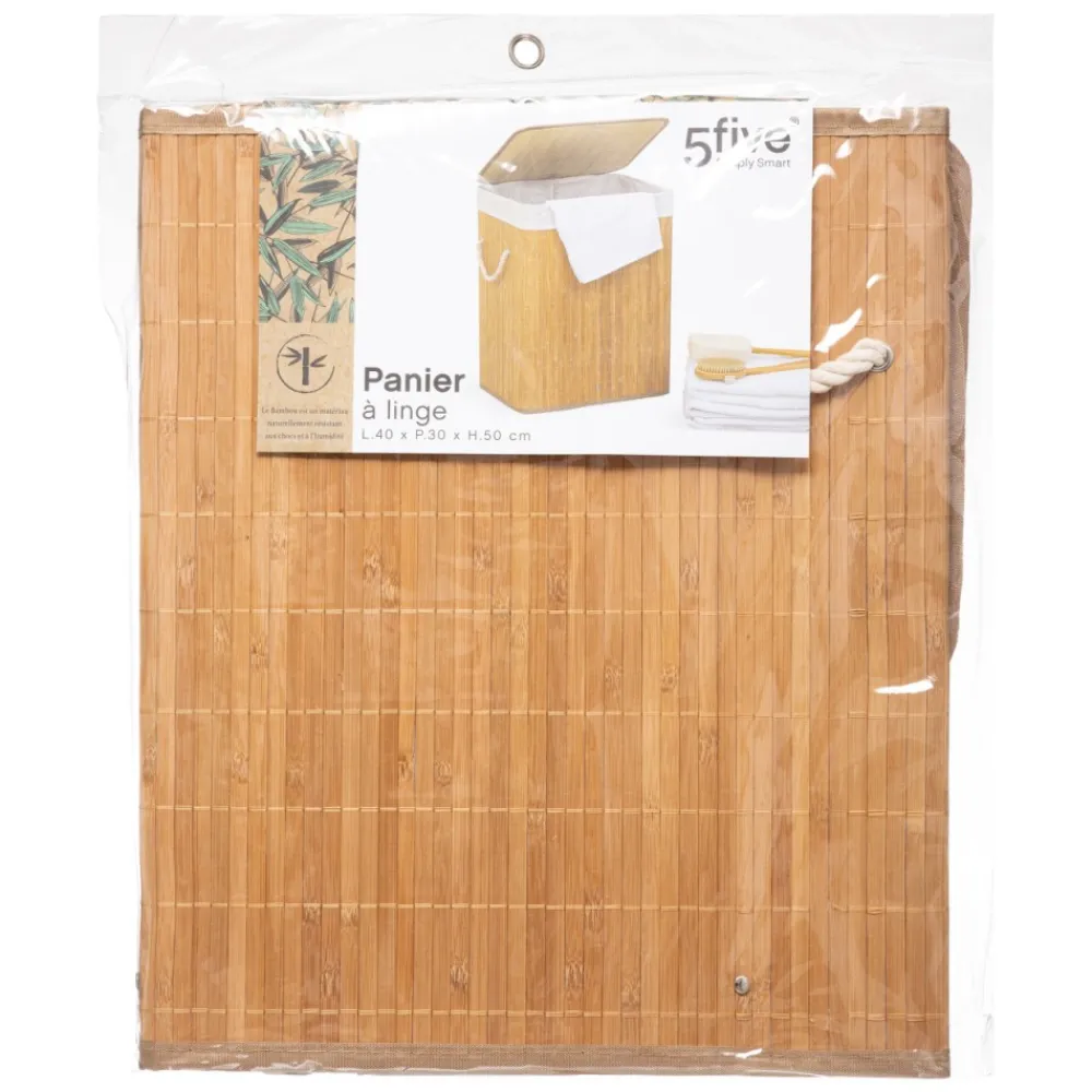 Kosz na pranie Bambou Brązowy 60 L * 5five Simply Smart Sale