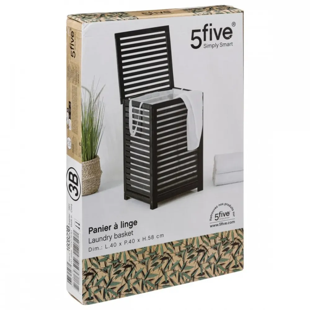 Kosz na pranie Sicela Black 65L * 5five Simply Smart