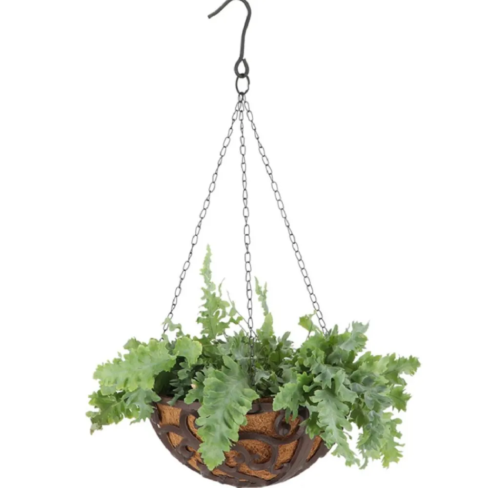 Kosz wiszący z wkładem kokosowym 30 cm * Esschert Design New