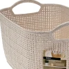 Koszyk do przechowywania beżowy 30x19xh17 cm