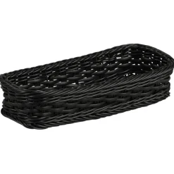 Koszyk na sztućce i akcesoria kuchenne czarny organizer 28x11,5xh5,5 cm
