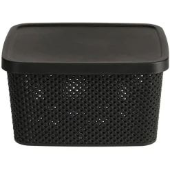Koszyk do przechowywania czarny 27 cm * Storage Solutions Best