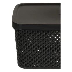 Koszyk do przechowywania czarny 23 cm * Storage Solutions Sale