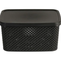 Koszyk do przechowywania czarny 23 cm * Storage Solutions Sale